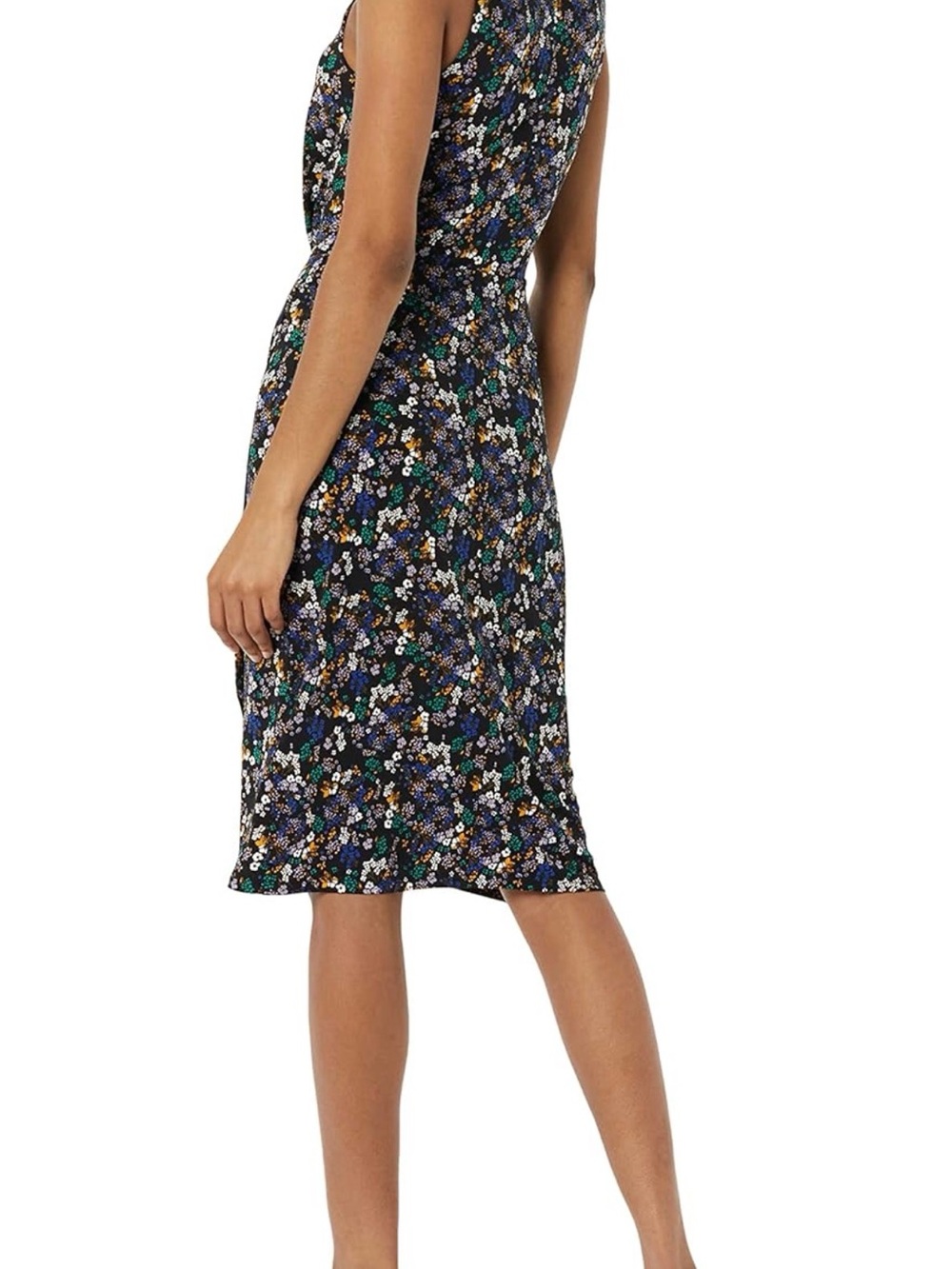 Amazon essentials Women's Sleeveless Faux Wrap Dress with Crossover Twist Neck - Picture 6 of 6
